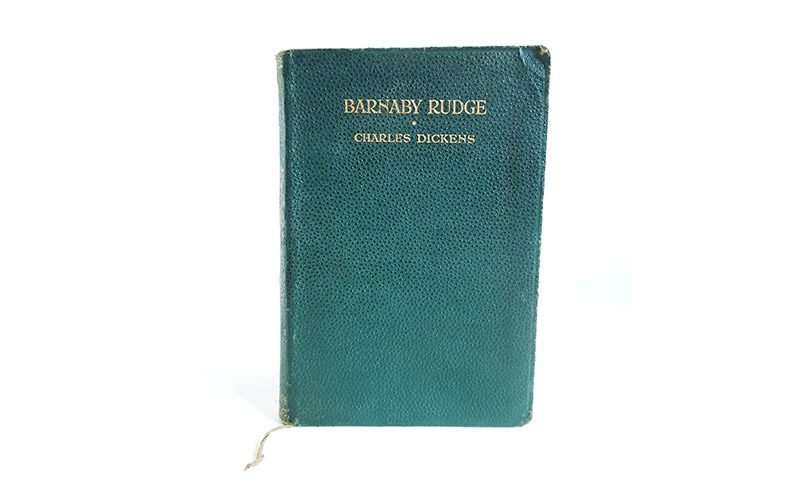 Photograph of the Barnaby Rudge book's front cover