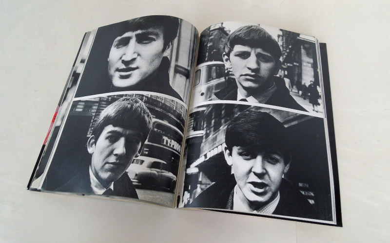 Photograph of some of the book's still images