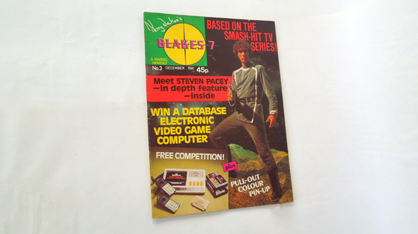 Photograph of the Blakes 7 No. 3 magazine's front cover