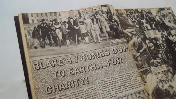 Photograph of one of the Blakes 7 - No. 4 magazine's article