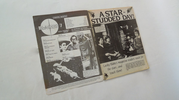 Photograph of the Blakes 7 - No. 5 magazine's title page