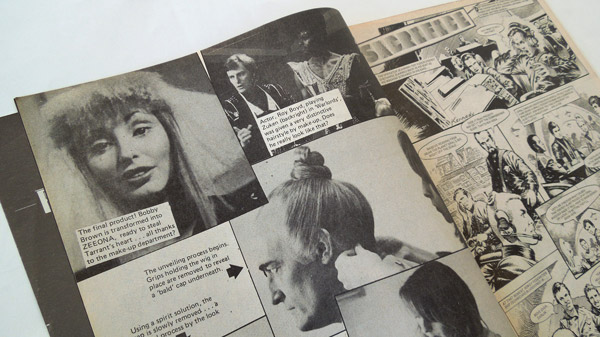 Photograph of some of the Blakes 7 – No. 6 magazine's still images