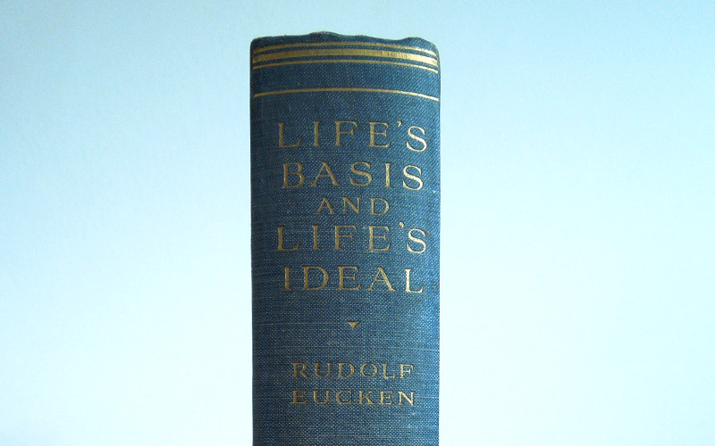 Photograph of the Life's Basis And Life's Ideal book's spine