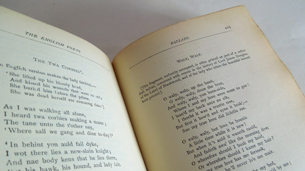 Photograph of the book's inside pages