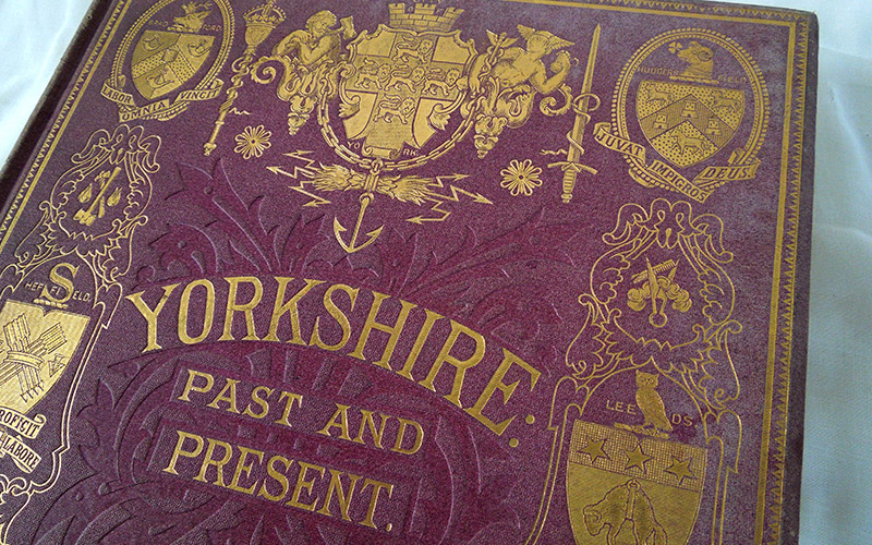Photograph of the Yorkshire, Past and Present - Vol. I book's front cover