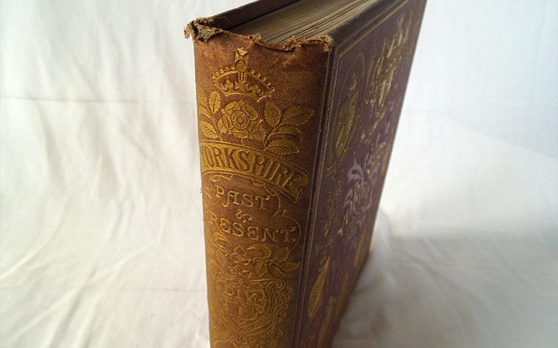 Photograph of the Yorkshire, Past and Present - Vol. I book's spine