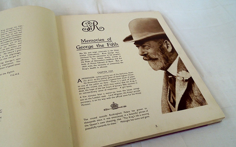 Photograph of book’s inside pages
