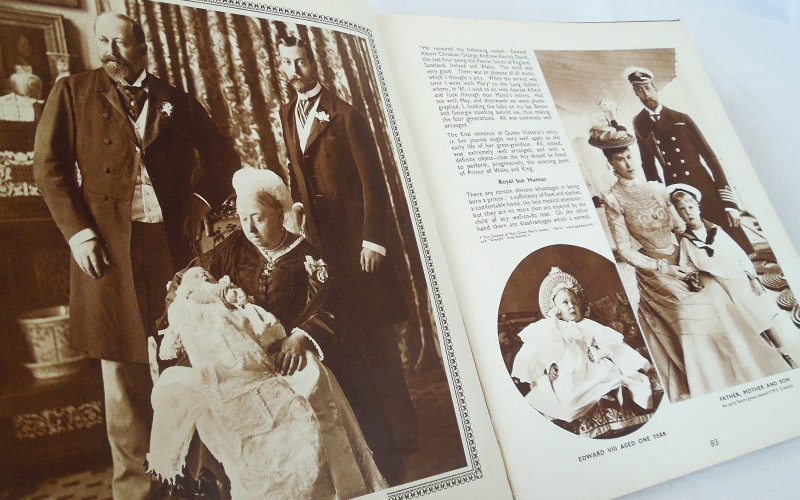 Photograph of one of the book’s inside photographs