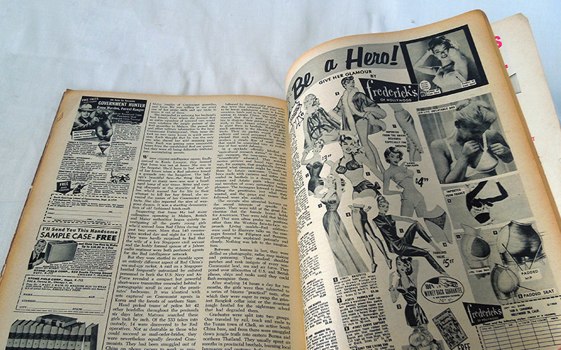 Photograph of one of the Real Adventure - Vol.1 - No.1 magazine's advert