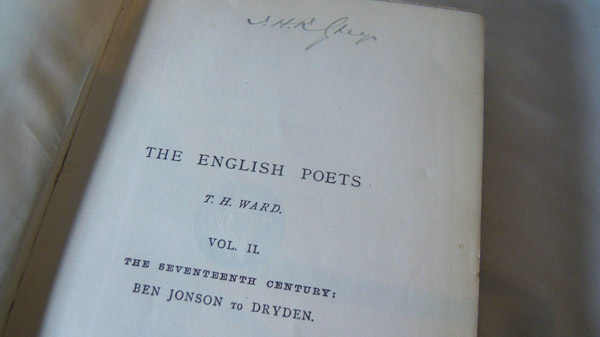 Photograph of the book's title page