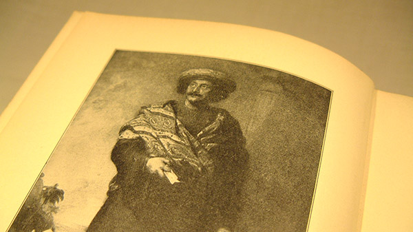 Photograph of the book's frontispiece