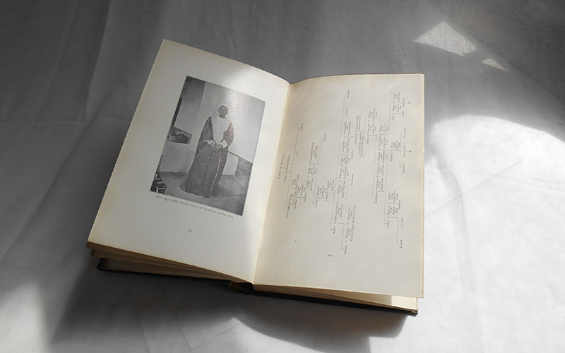 Photograph of one of the book’s inside photograph