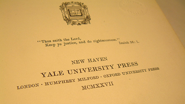 Photograph of the book