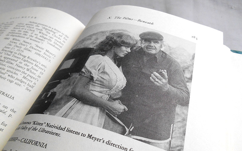 Photograph of one of the Russ Mayer Life and Films book's photograph