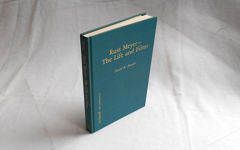 Photograph of the Russ Mayer Life and Films book