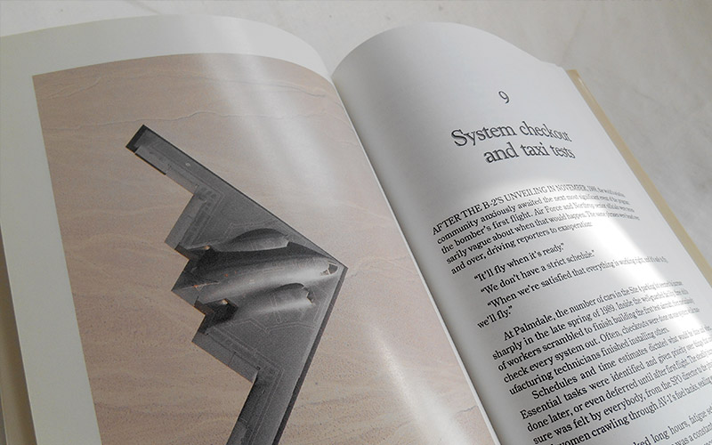 Photograph of the Inside The Stealth Bomber book