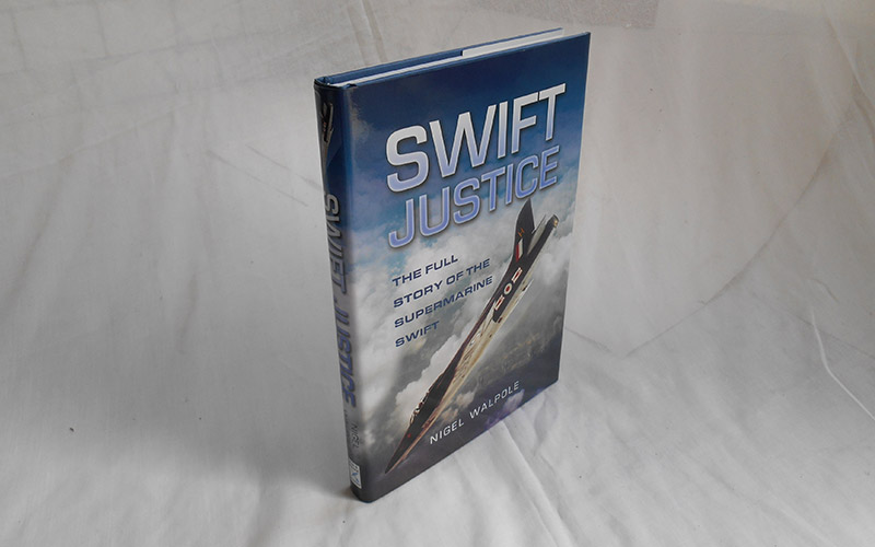 Photograph of the Swift Justice book