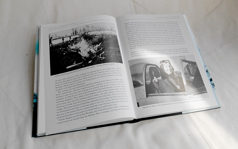 Photograph of USAAF Fighter Stories book