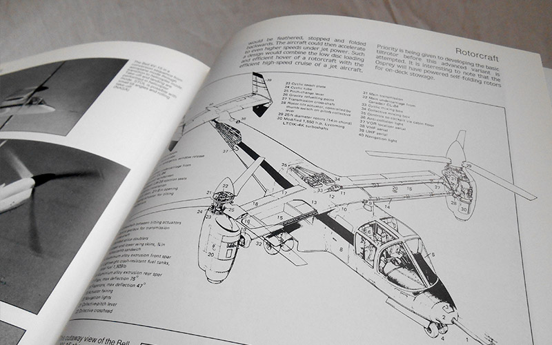 Photograph of the VTOL Military Research Aircraft book