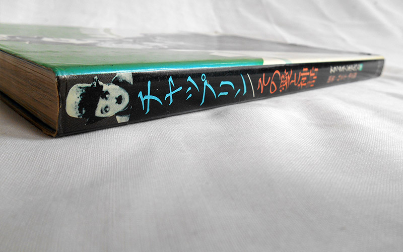 Photograph of the Cine Album number 7 book's spine