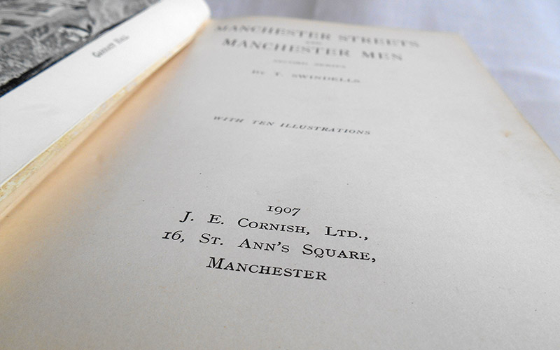 Photograph of the Manchester Streets & Manchester Men - Second series book
