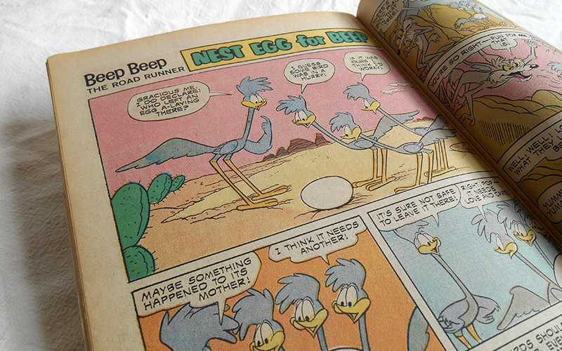 Photograph of the Beep Beep The Road Runner – No. 54 comic