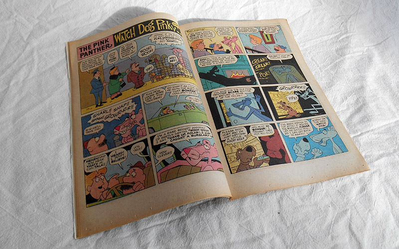 Photograph of the The Pink Panther and The Inspector – No. 19 comic