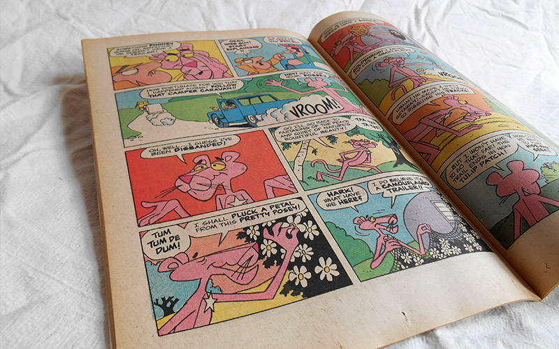 Photograph of the The Pink Panther and The Inspector - No. 20 comic