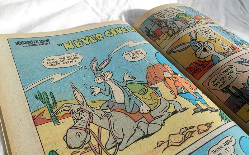 Photograph of the Yosemite Sam and Bugs Bunny - No. 26 comic