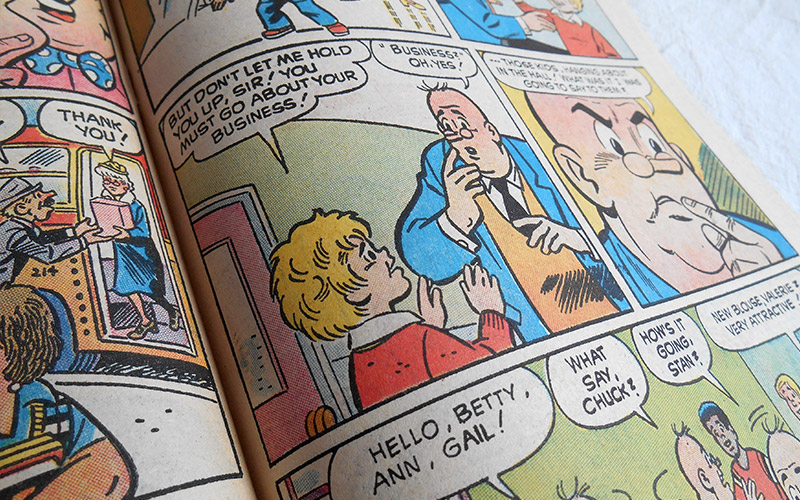 Photograph of the Archie comic number 229 published in 1973