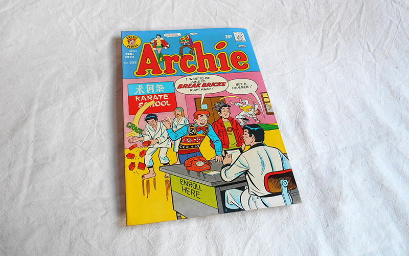 Photograph of the Archie comic number 232 published in 1974