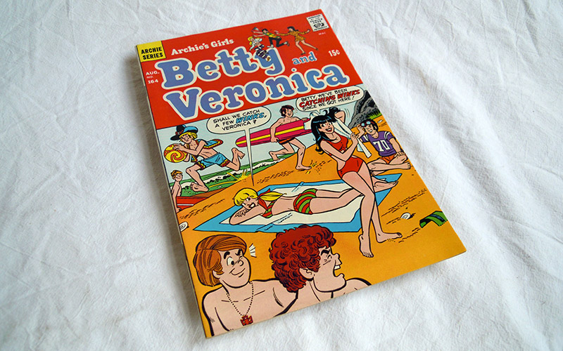 Photograph of the Betty and Veronica comic number 164 published in 1969