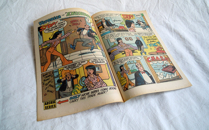 Photograph of the Betty and Veronica comic number 164 published in 1969