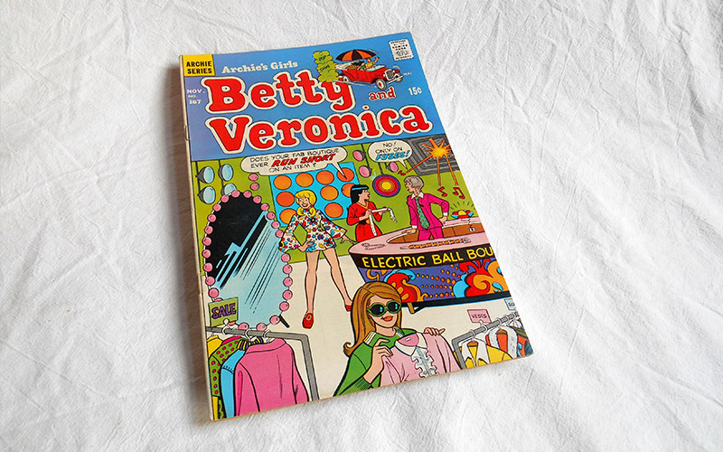 Photograph of the Betty and Veronica comic number 167 published in 1969