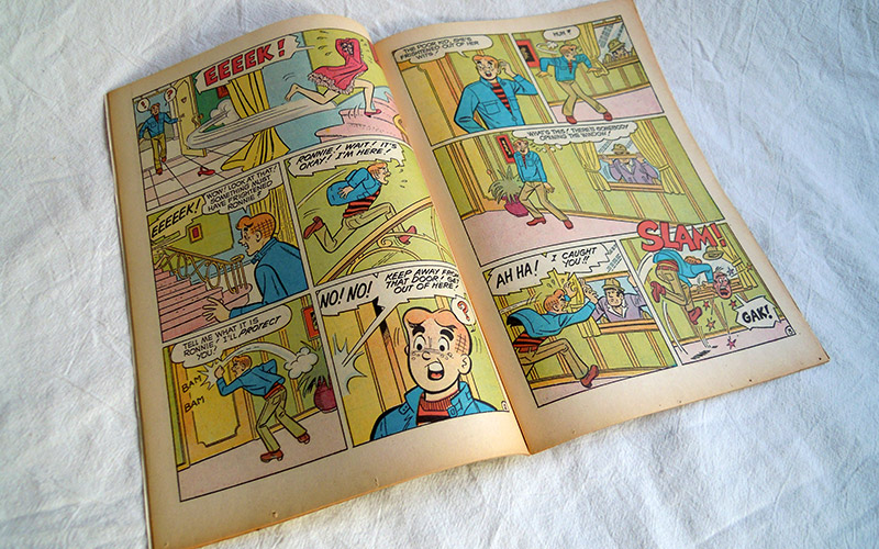 Photograph of the Betty and Veronica comic number 174 published in 1970