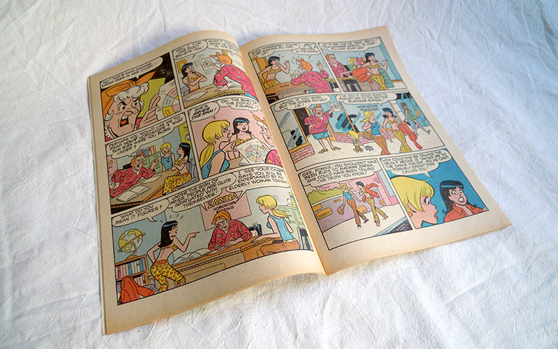 Photograph of the Betty and Veronica comic number 180 published in 1970