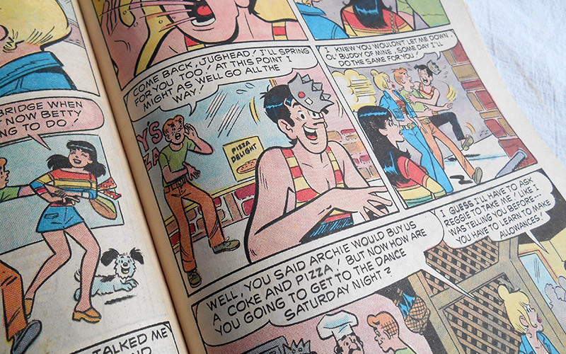 Photograph of the Betty and Veronica comic number 215 published in 1973