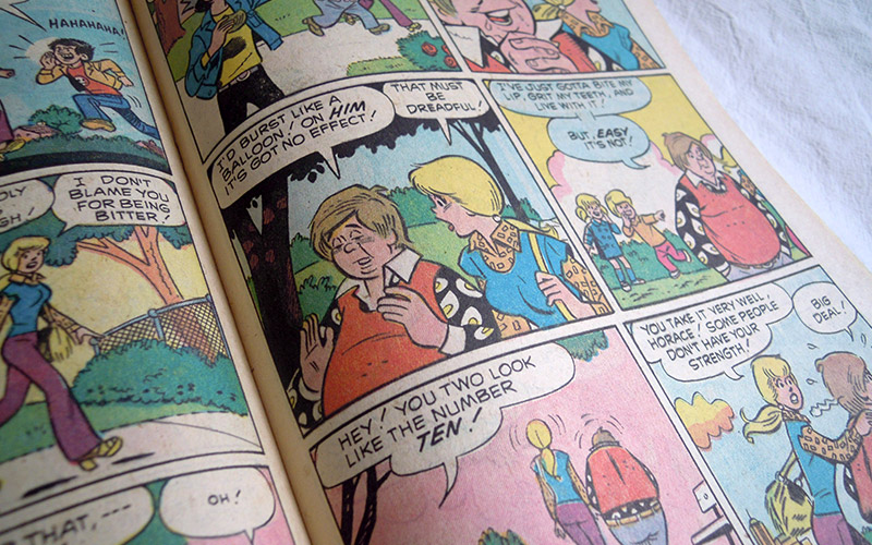 Photograph of the Betty and Veronica comic number 219 published in 1974