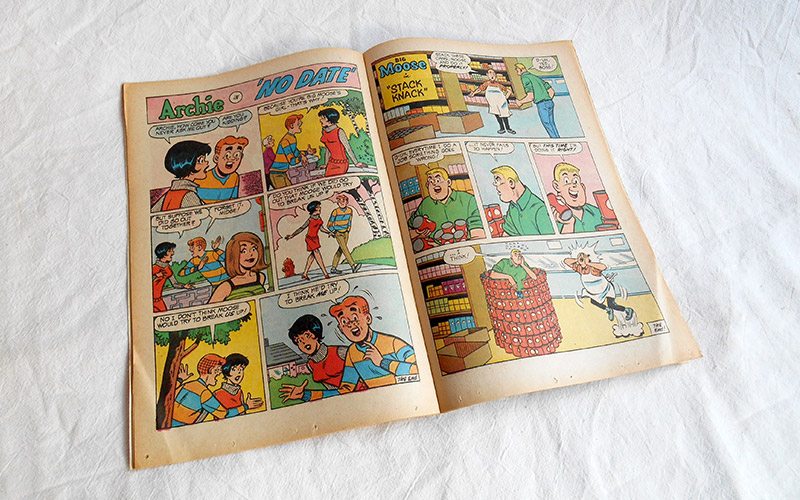Photograph of the Archie's Joke Book comic number 128 published in 1968