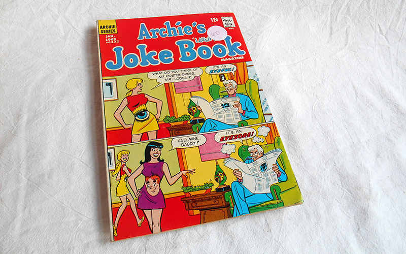 Photograph of the Archie's Joke Book comic number 132 published in 1969