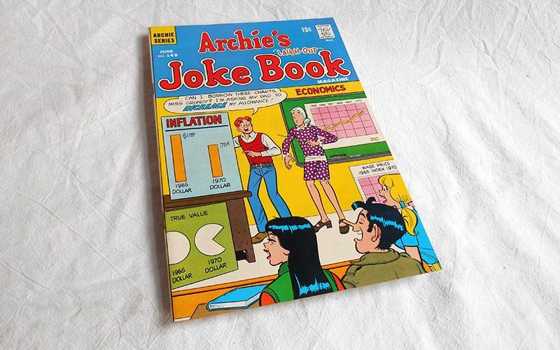 Photograph of the Archie's Joke Book comic number 149 published in 1970
