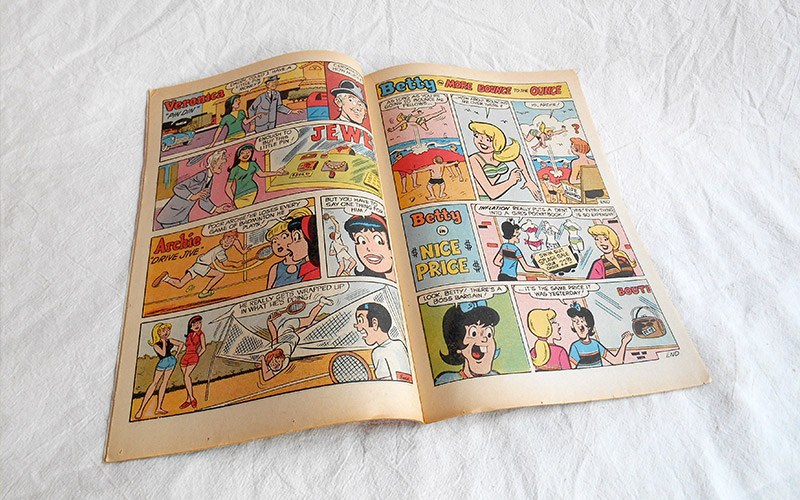 Photograph of the Archie's Joke Book comic number 154 published in 1970