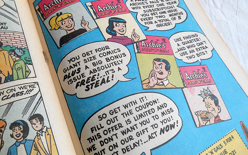 Photograph of the Laugh comic number 222 published in 1969