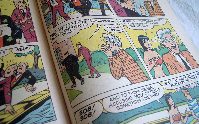 Photograph of the Life with Archie comic number 77 published in 1968