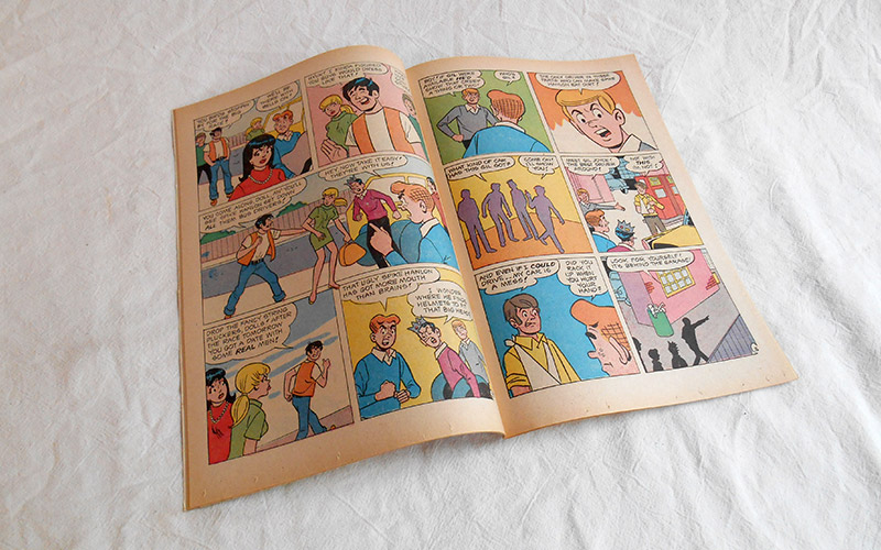 Photograph of the Life with Archie comic number 100 published in 1970