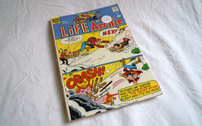 Photograph of the Life with Archie comic number 130 published in 1973