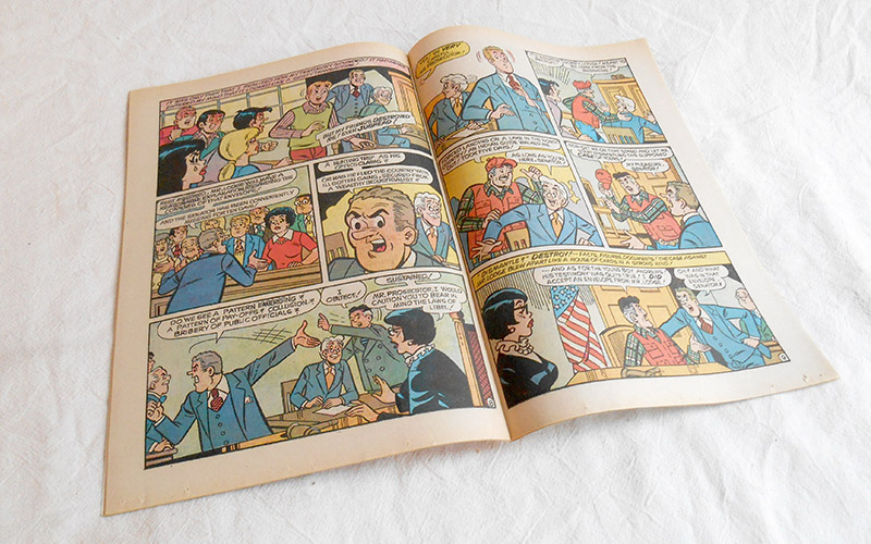 Photograph of the Life with Archie comic number 138 published in 1973