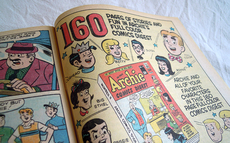 Photograph of the Life with Archie comic number 142 published in 1974