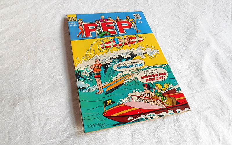 Photograph of the PEP comic's cover number 221