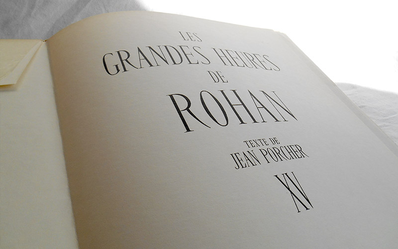 Photograph of the book Les Grandes heures de Rohan